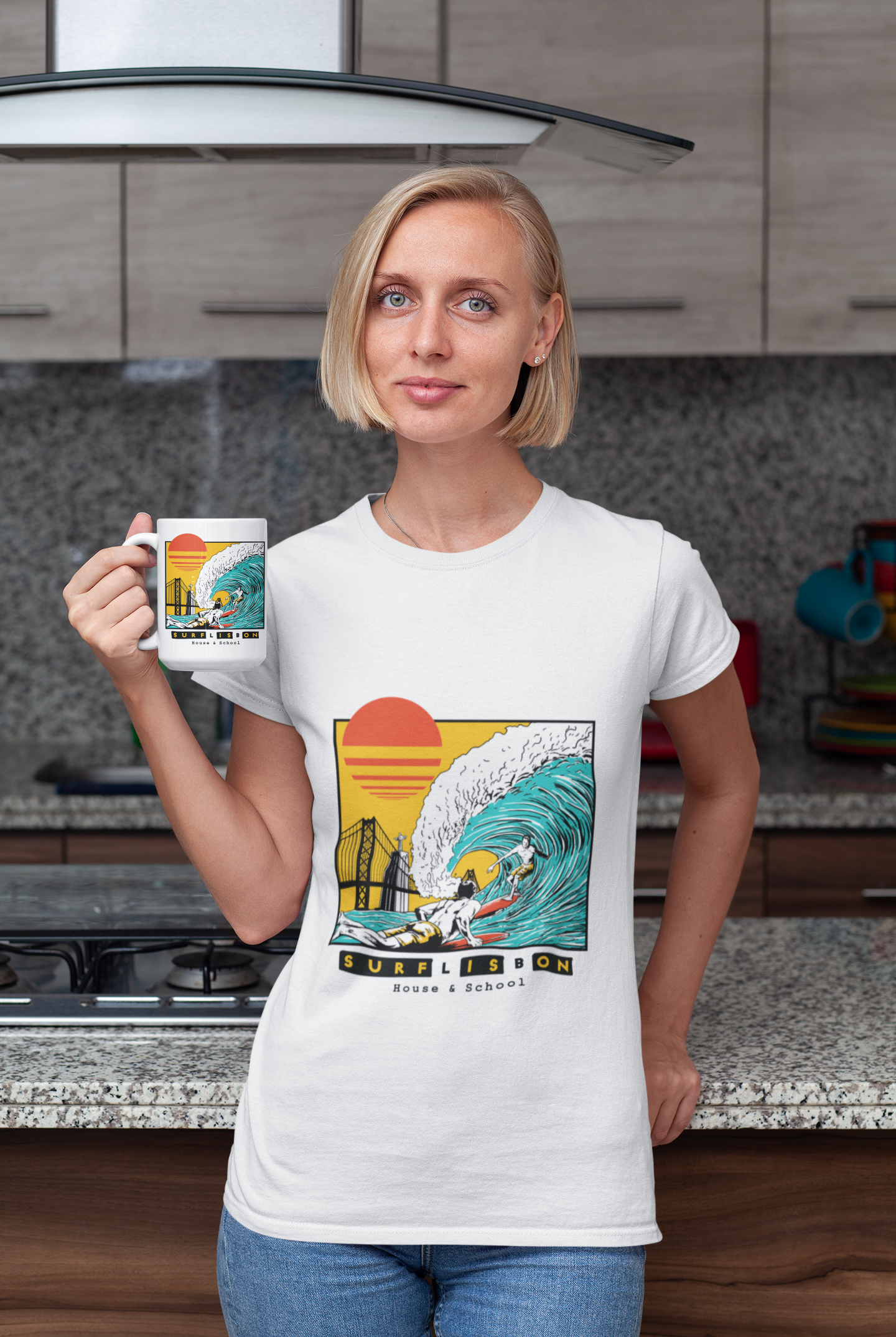 Surf & City Mug