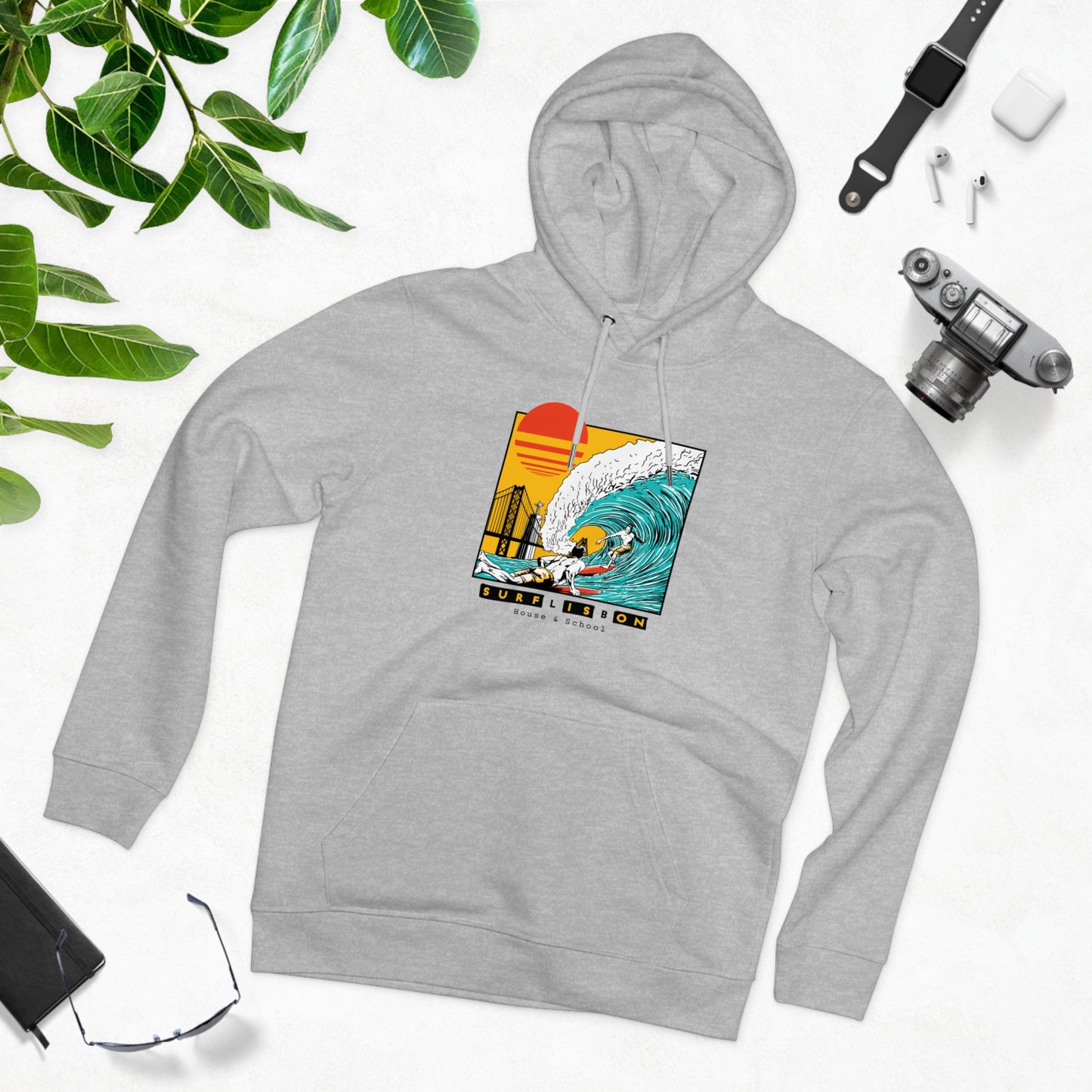 Unisex Organic "Surf & City" Hoodie