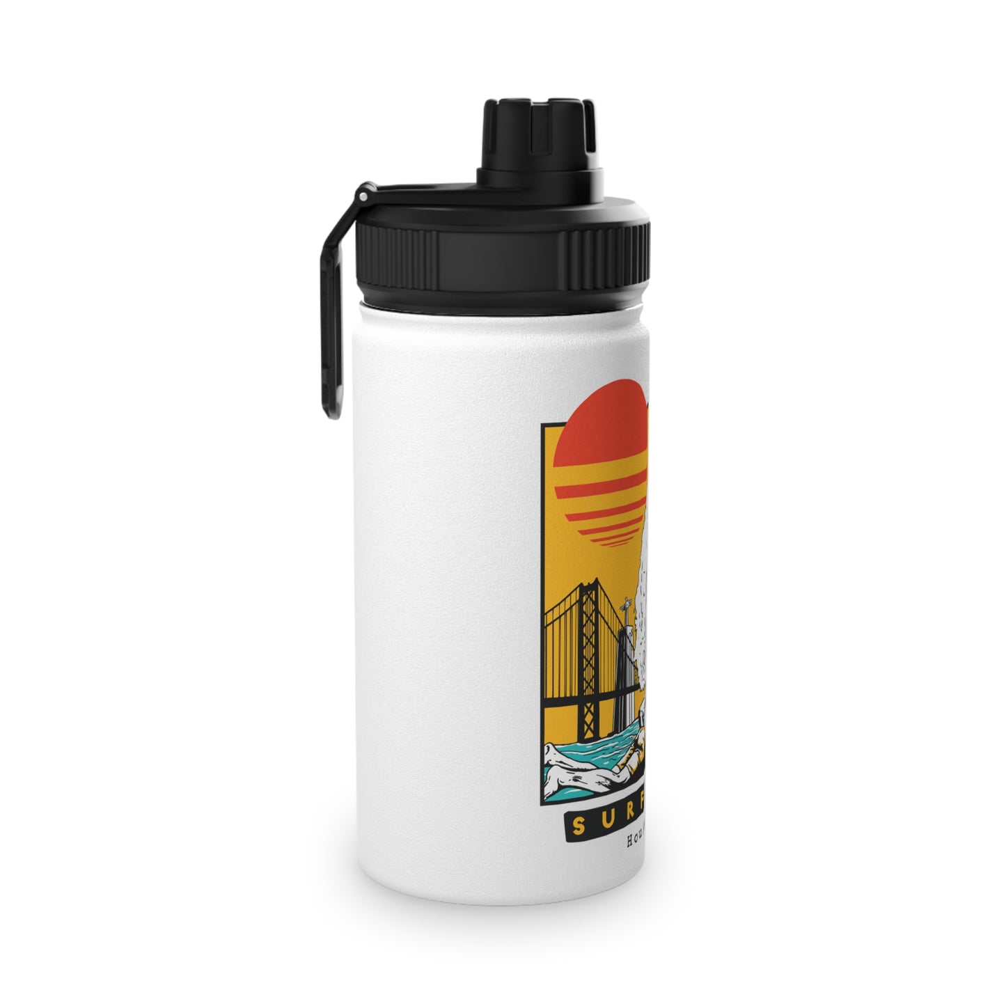 Stainless Steel Water Bottle, Sports Lid