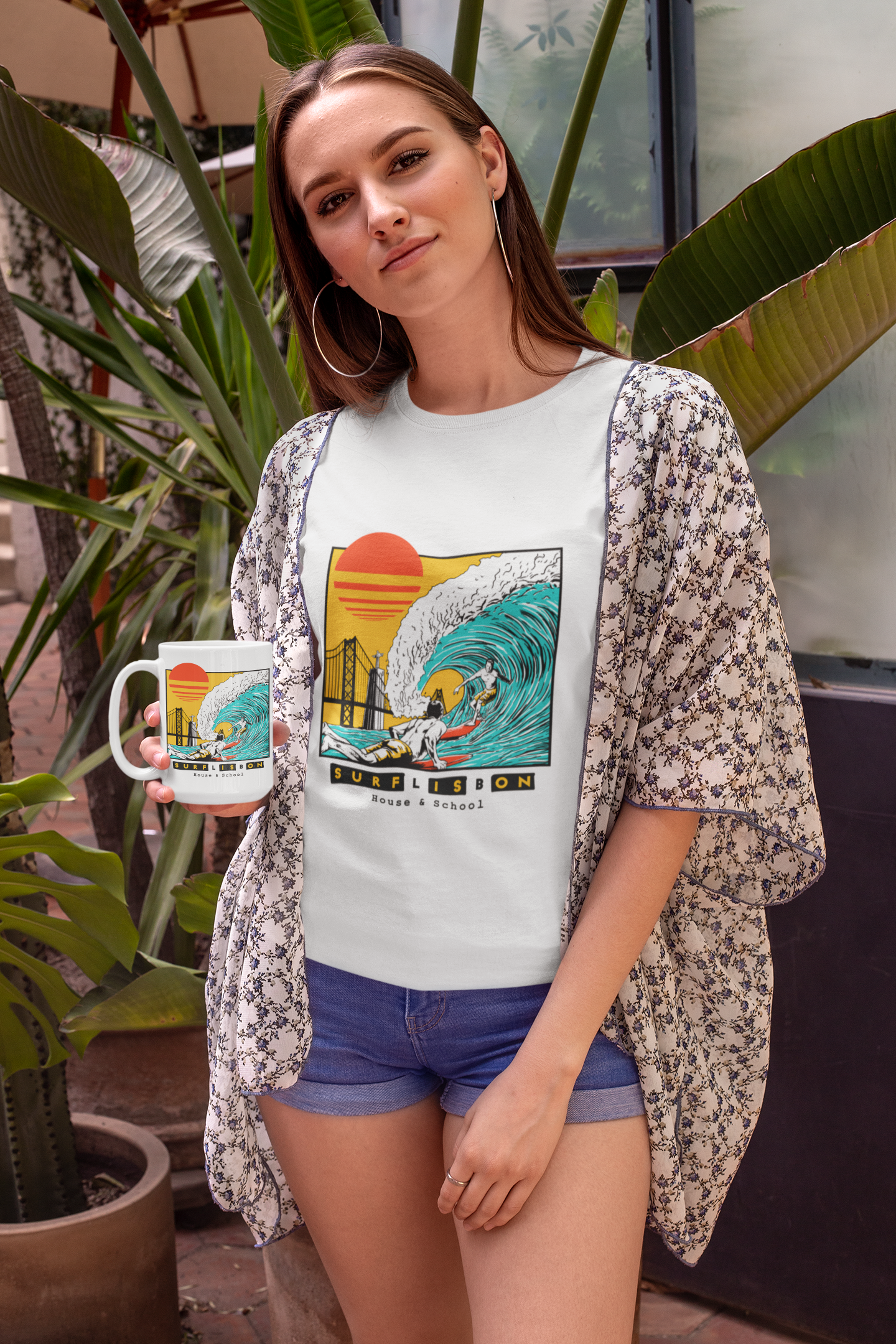 Surf & City Mug